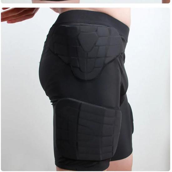 Mens Padded Compression Shorts Protection Undershort Best for Basketball,Football,Hockey,Cycling,Ice Skating and Contact Sports