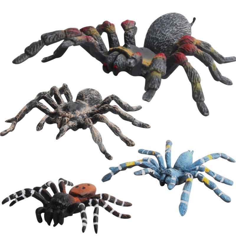 Spider Model Set With Plastic Material For Home Decor And Gift For Nature Lovers
