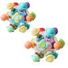 Colorful Early Educational Toy Food Grade Sensory Chew Toys Chew Baby Rattles Toys  Toddlers