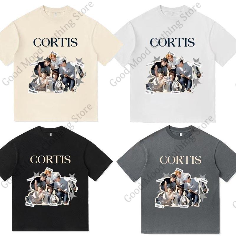 CORTIS T Shirt Fashion Trend Streetwear Casual Fans Clothes SEONGHYEON KEONHO JUHOON Print Tshirt Kpop Cotton Short Sleeve Tee