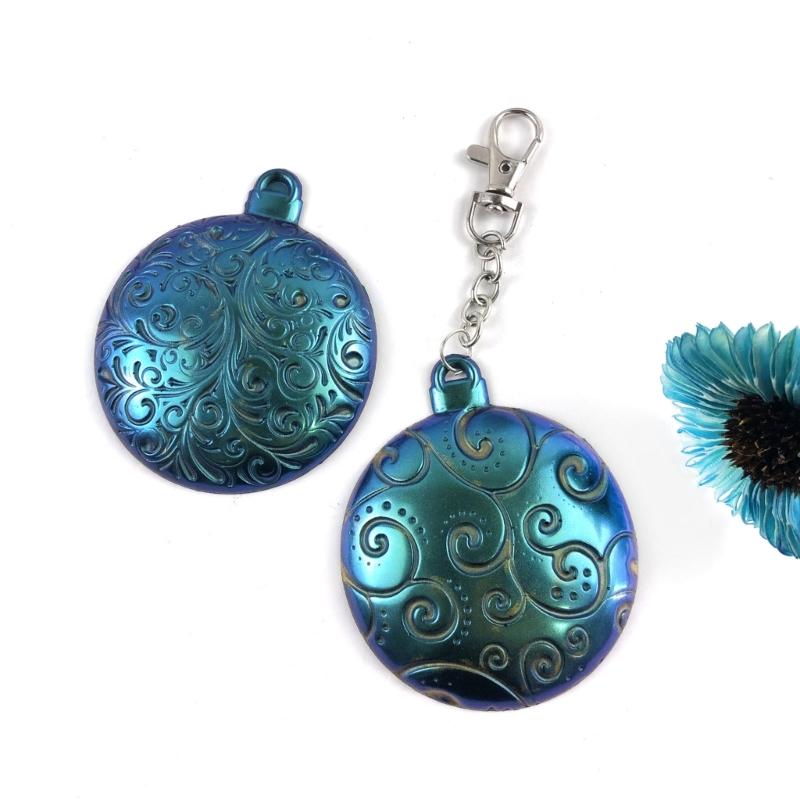 3 Styles DIY Christmas Series Keychain Silicone Epoxy Mold DIY Necklace Pendant Jewelry Crafting Mold for Christmas Gift