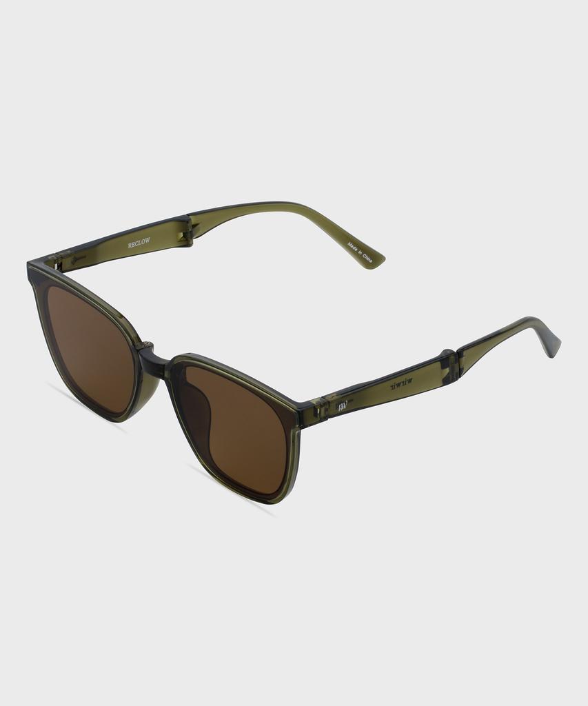 Likkeullou Rc Wirwir Folder Sunglasses Khaki