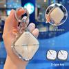 High-End Wuling Bingo & Baojun Kiwi EV Key Cover - Full Coverage Clear Sky Buckle Shell