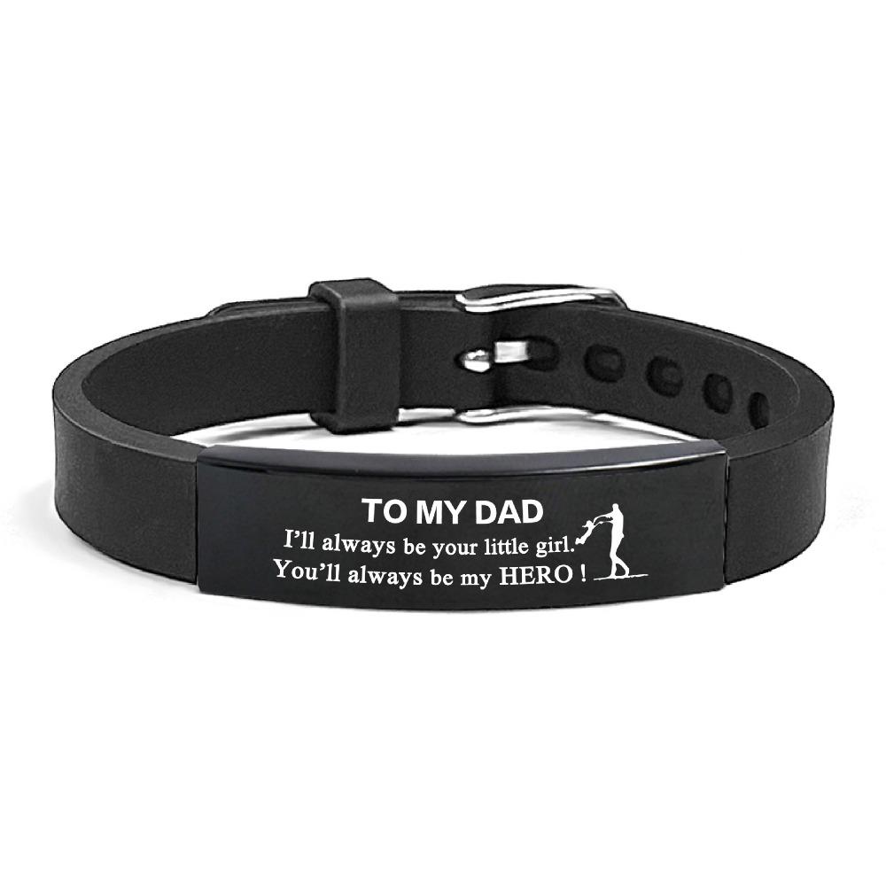 Stainless Steel Family Bracelets Father's Day Gifts Bracelet for Father Father Gifts