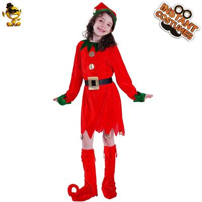Party Costumes Costume Green Christmas Boy, Girl Red Christmas Dress Masquerade