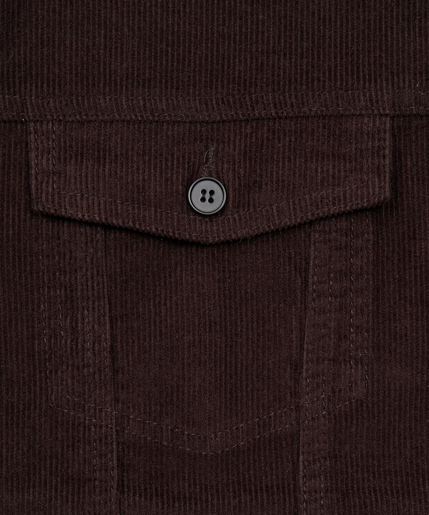 Excontainer Corduroy Trucker Jacket (Brown)