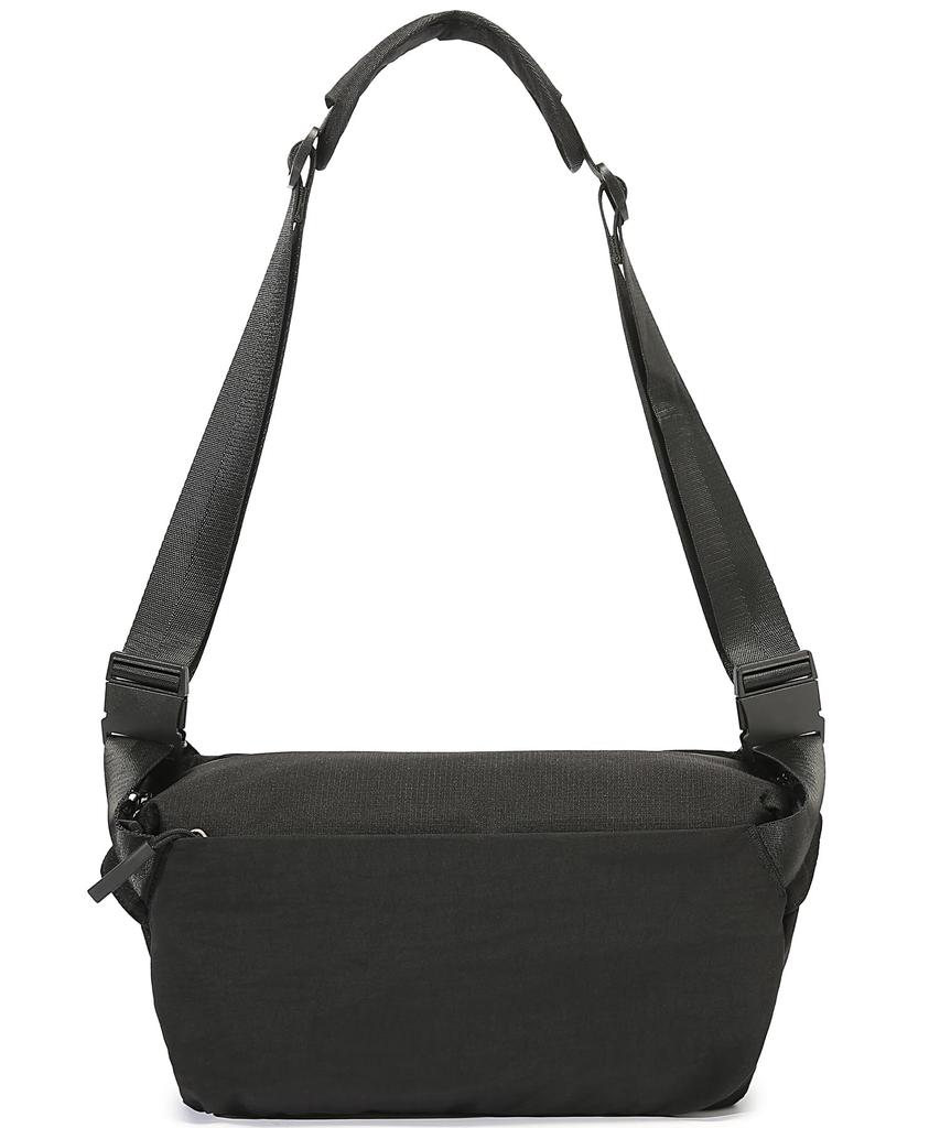 Sollman Large Capacity Waterproof Shoulder Crossbody Multifunctional for Outdoor Activities and International Black Men's Bag/Body Bag, Bag, Travel,