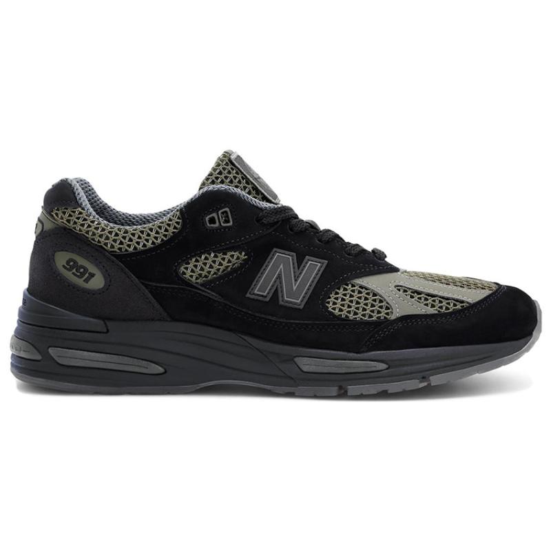 New Balance 991v2 'Stone Island Black Grey' Sneakers Sneakers U991SD2