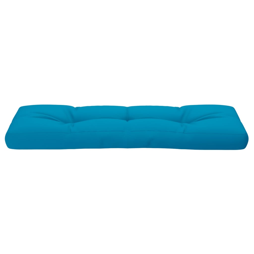 Pallet Cushion Light Blue 120 x 40 x 12 cm Fabric