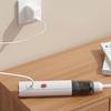 Small Coffee Grounds Brush Cleaner with USB Rechargeable Body, Dust Cup, and Narrow Nozzle for Routine Counter Care