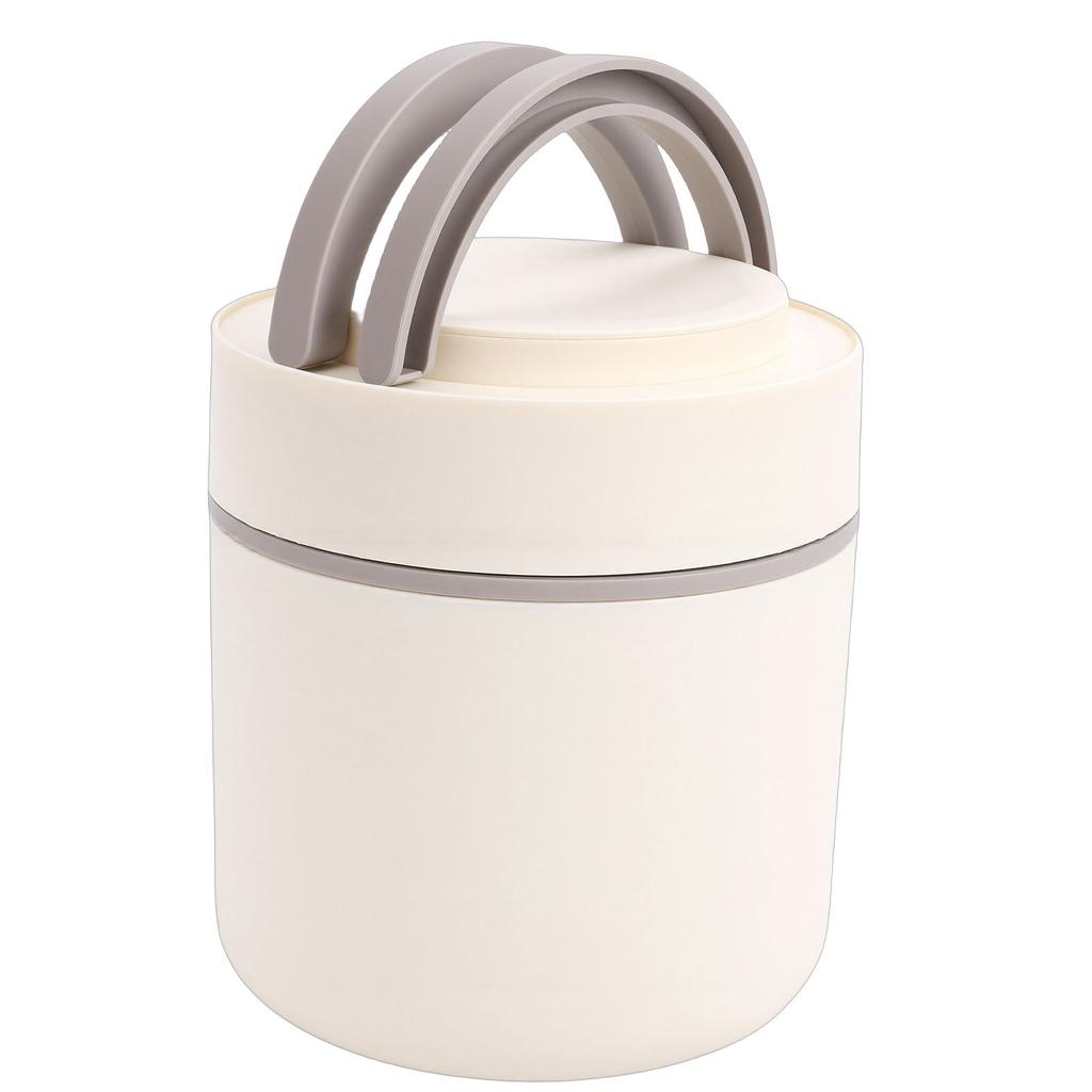Portable Insulated Soup Cup Thermal Breakfast Mug with Lid Heatable 304 Stainless Steel for Travel Soup Rice Porridge