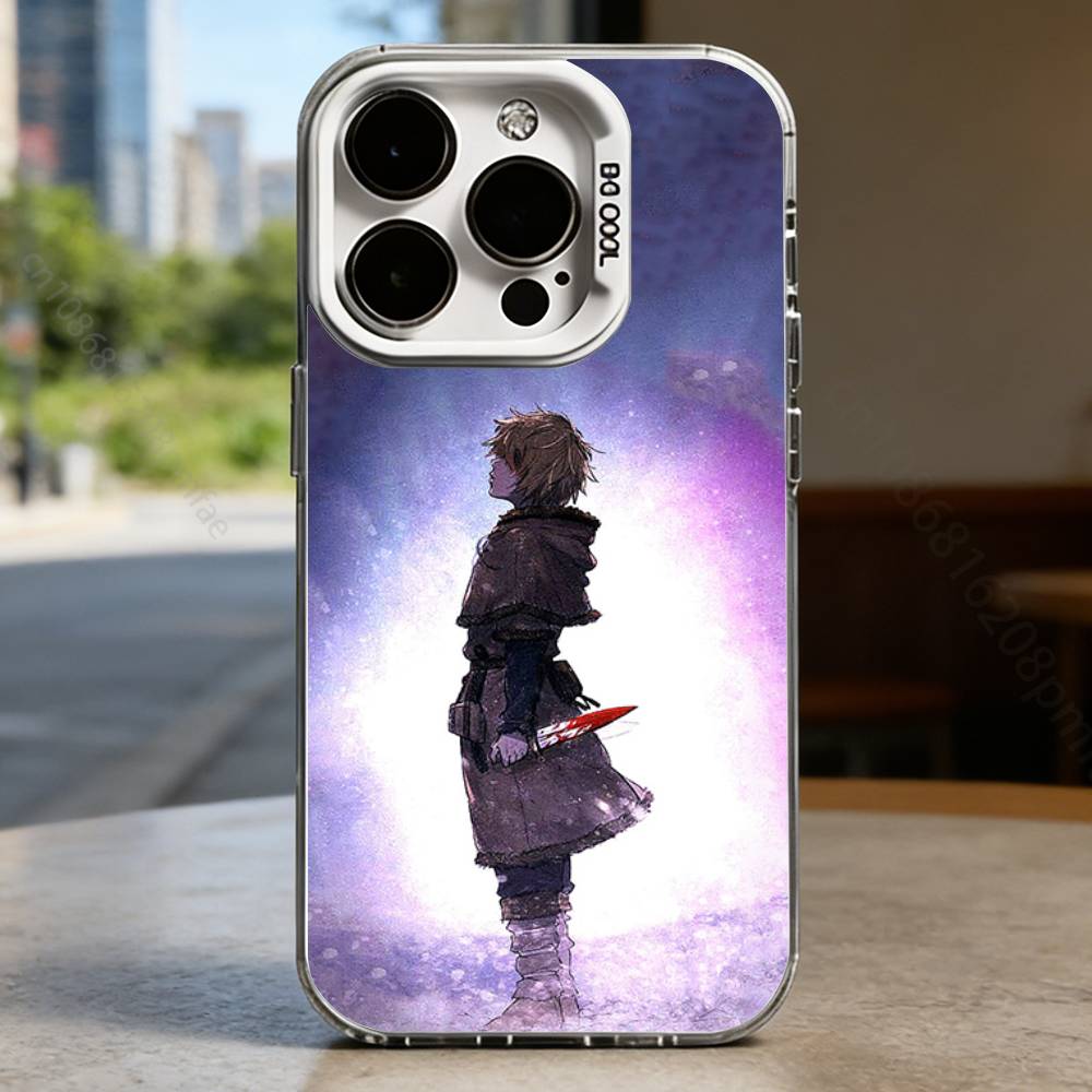 Comics V-Vinland Saga White Shockproof Phone Case For iPhone 17,16,15,14,13,12,11,Pro,XS,Max,Plus,Mini,SE