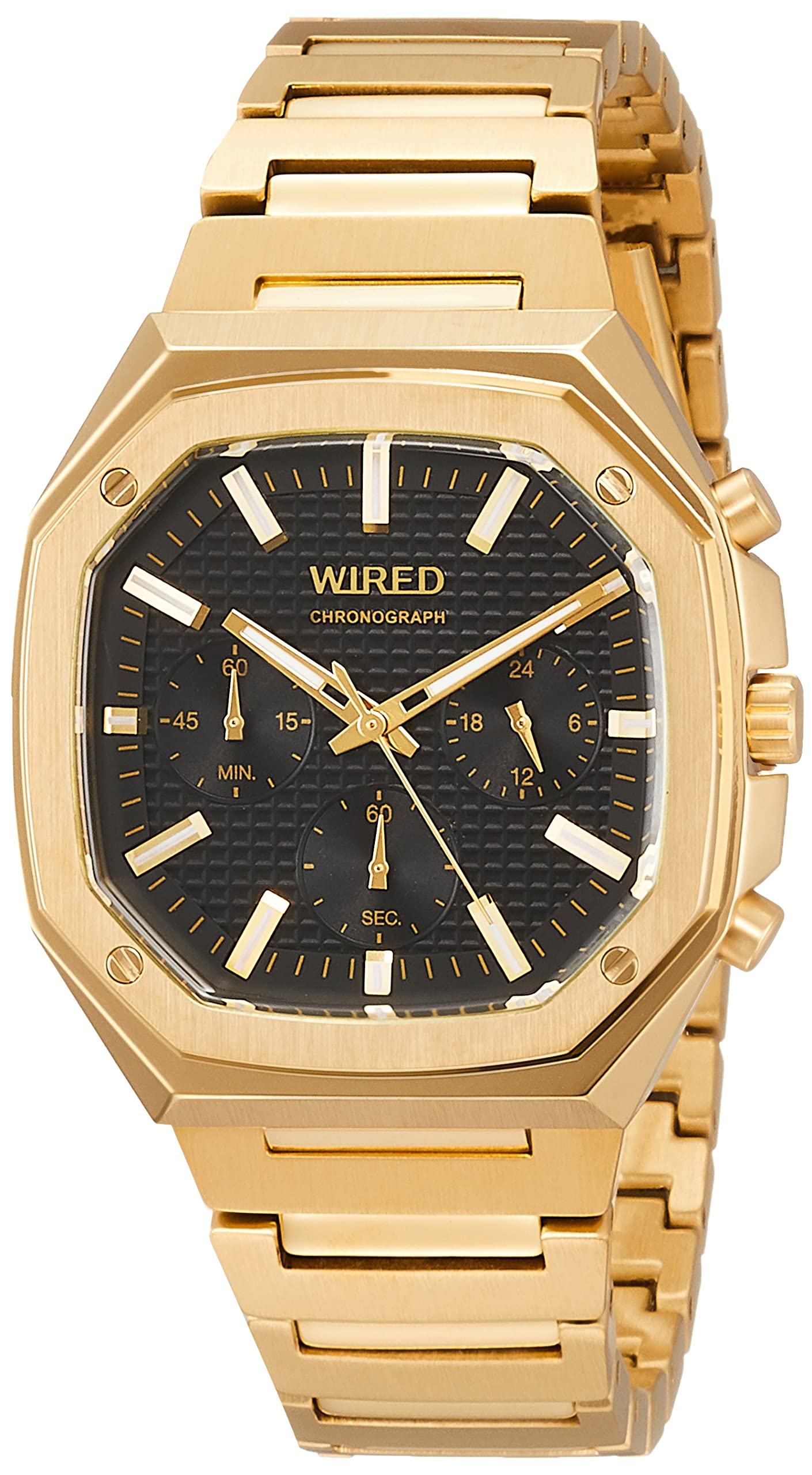 

Проводной REFLECTION Octagon Octagon Модель AGAT446 Gold [Seiko Watch] Мужские