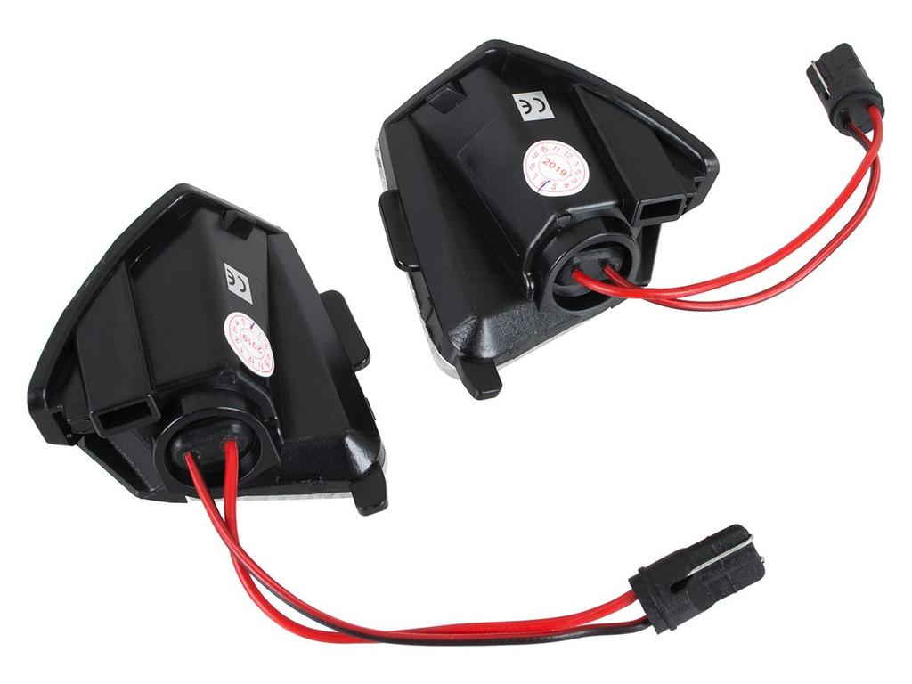 VW Eos Golf V VI Plus Jetta III Passat B5 B6 Sharan Skoda Superb LED mirror illumination lamps 2 pcs. set