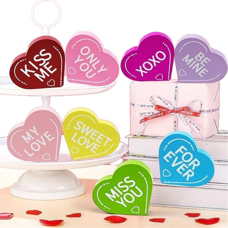 Modern Design Heart Craft Ornament Set Portable Foam Board Ideal for Home Office and Festival Event Decors