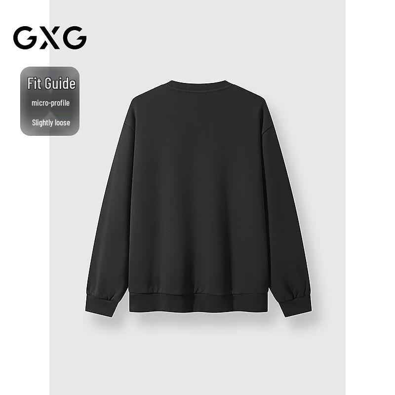 GXG Men's Dog Embroidery Crewneck Sweatshirt