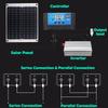 Solar Power Generation System Dual USB 40W Solar Panel+2000W Power Inverter+10A Solar Controller