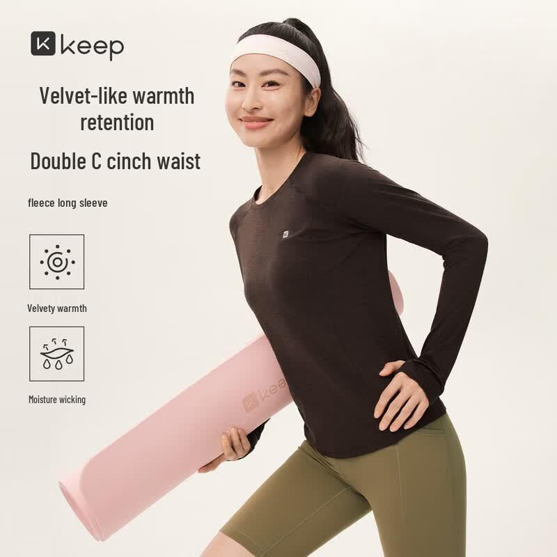Keep Women's Long Sleeve Fleece-Lined Training Tee