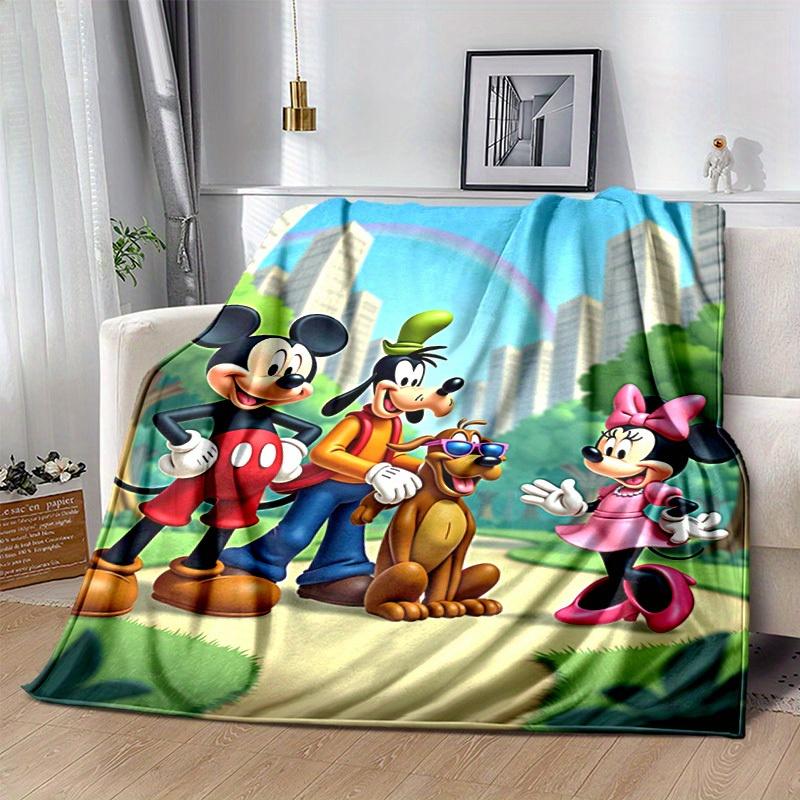 1pc, Disney Friends Collection, Seasonal Universal Blanket for Home Decoration, Soft Flannel Throw Blanket, Versatile & Cozy for Bedroom, Living Room,