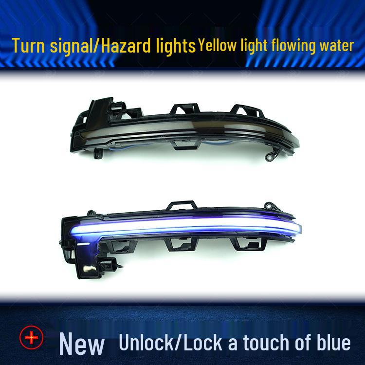 BMW X3 (2018+) Rearview Mirror Blue Touch Sequential Turn Signal Light