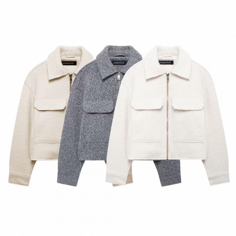 Autumn Suede Short Jacket - European & American Women's Fashion