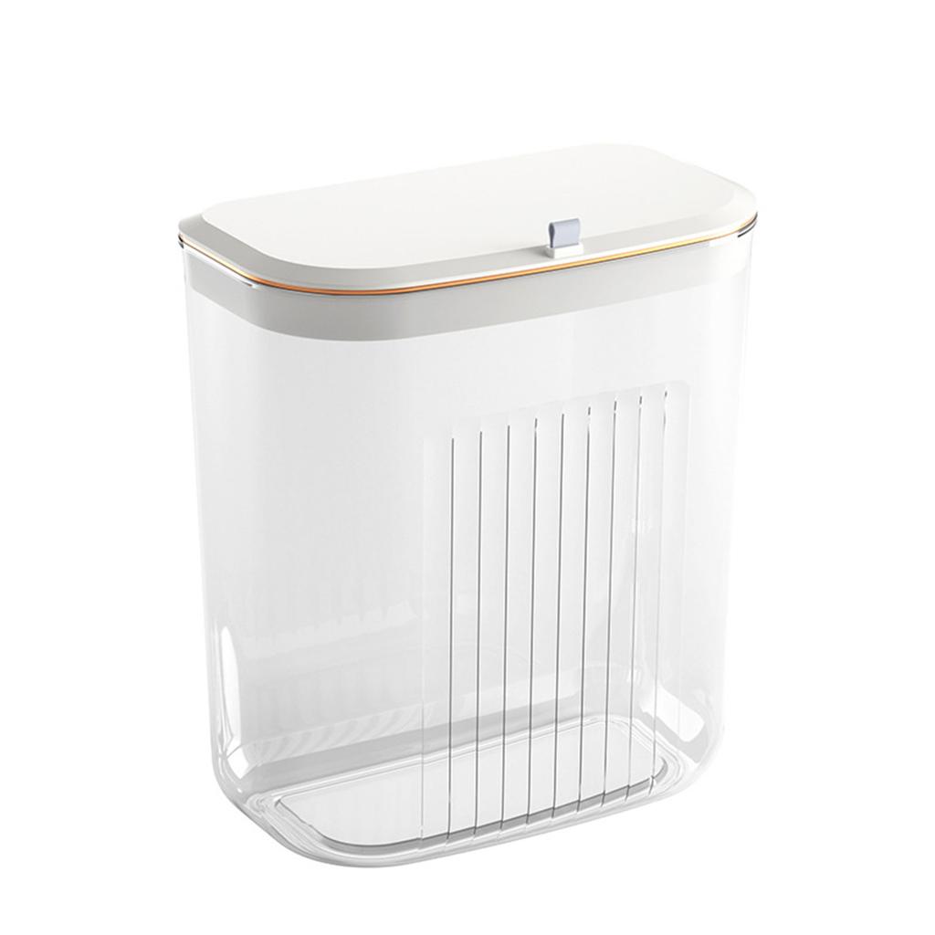 Large Capacity Kitchen Trash Can with Lid Easy To Install Wall Mounted Design Kitchen Wastes Garbage Basket