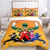 Power Rangers Bedding 3 Piece Set Hd Print Duvet Cover Pillowcases For Teens Adult Bedroom Decoration Christmas Gift C9211991