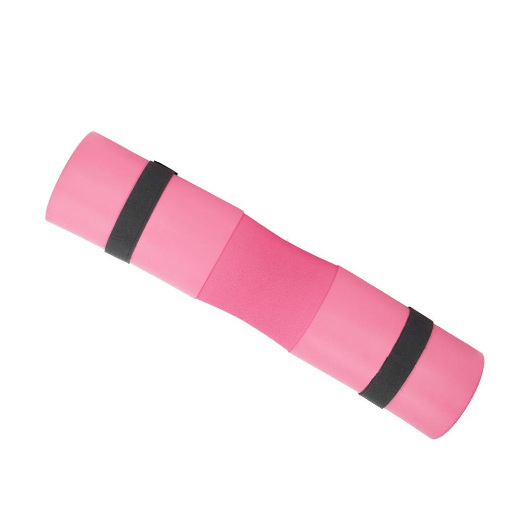 Kniebeugenpolster Langhantelpolster Nacken Schulter Schutzpolster Unterstützung für Kniebeugen Ausfallschritte Hüftheben Rosa