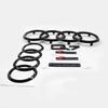 Emblema Griglia Cofano Anteriore Auto Logo 4 Anelli Audi 2016-2023 Badge Bagagliaio Posteriore Decalcomania Per Audi Quarrto Sline Q7 Adesivo Accessori Auto