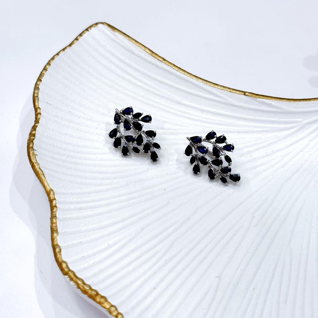 Cercei din argint cu safir natural 8.783ct (2168850)