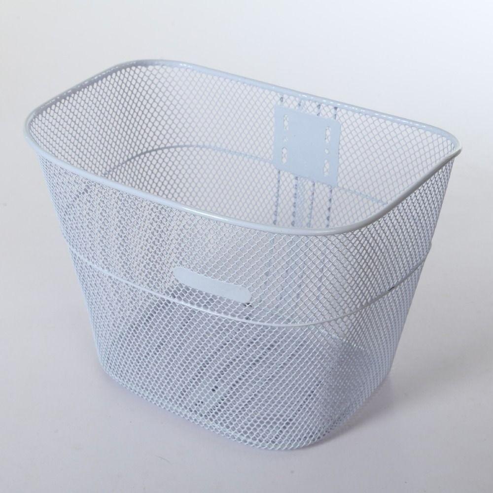 Adjustable Large Cart Basket Metal Bike Rear Mesh Basket New Bike Storage Accessories