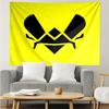 logo Team Vitality Tapestry for Bedroom Aesthetic Classroom Tapestries Wall Hanging for Living Room Dorm Office,Ideal Creative Gift
