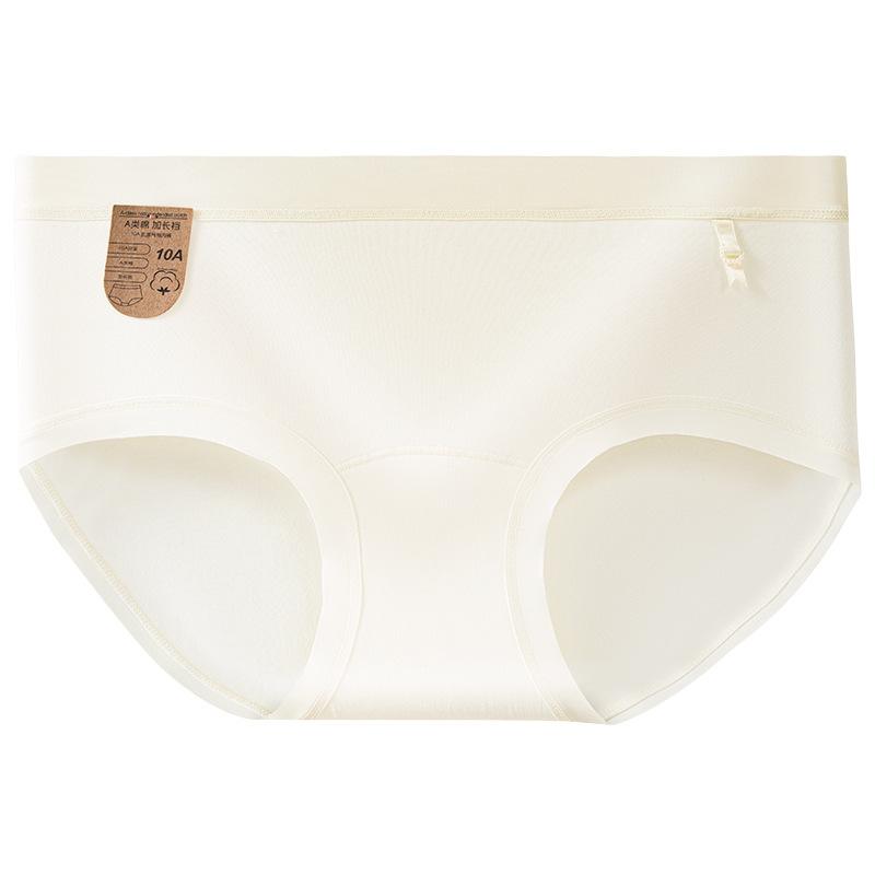 Lady Spring Cotton 7A Antibacterial Extended Crotch Breathable Belly Non Scar Waist Triangle Briefs
