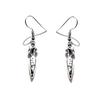 Earrings For Women Fashion Punk Handcuffs Blade Gun Drop Earrings Simple Cool Cute Jewelry Custom Handmade Girls Gift Banknote