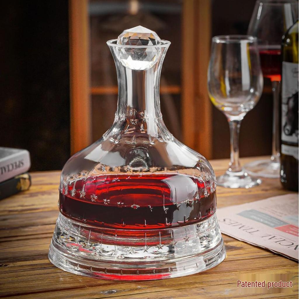 Vortex Rotating Red Wine Decanter Set - Luxury Home & Hotel Wine Dispenser