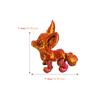 3D Printing Small Fox Cute Creative Modelling Animal Toys Office Home Decoration Small Ornaments Big Ears Fox Children's Gifts
