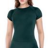 Sport Shirt Women Fitness Impact Short Sleeve Top Gym Workout Yoga Blouse Quick Dry Breathable Running Tee Versatile Top