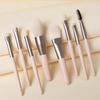 8 Pcs Mini Travel Portable Makeup Brushes Set Blending Beauty Make Up Brush Tool