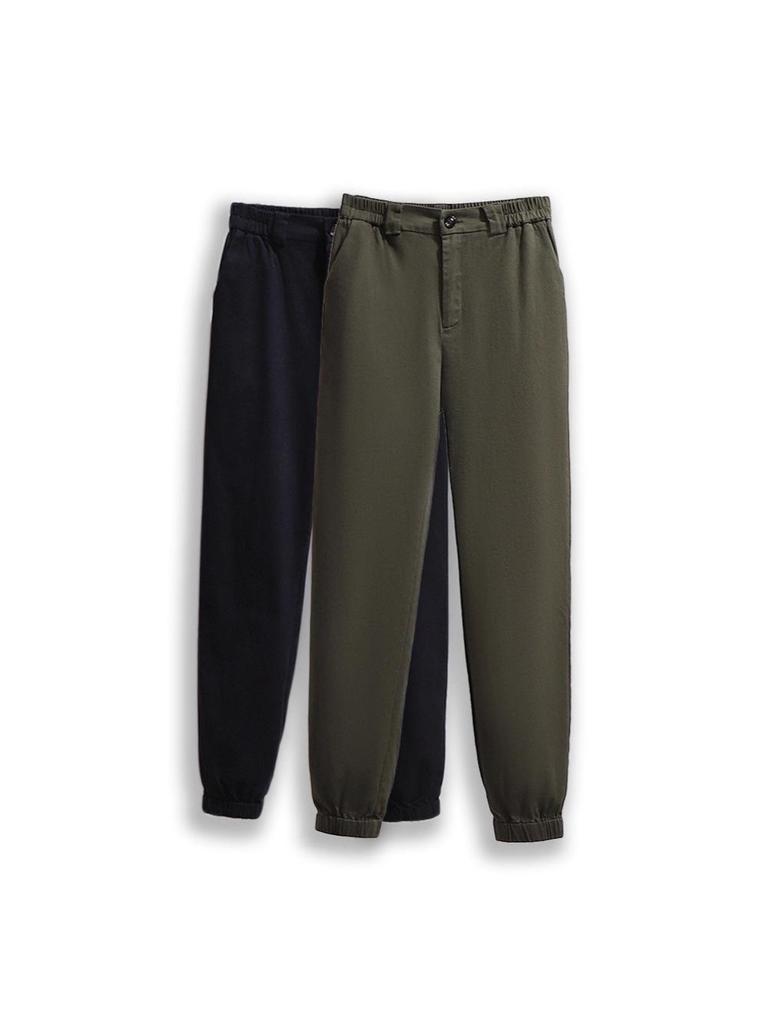 Plus Size Women's Sports Joggers, Elastic Waist, Loose Fit for 130-320 Jin, Spring/Autumn Long Pants