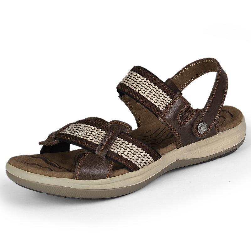 

Мужские сандалии большого размера, летние мужские пляжные сандалии, уличные сандалии для мужской обуви 39 коричневый