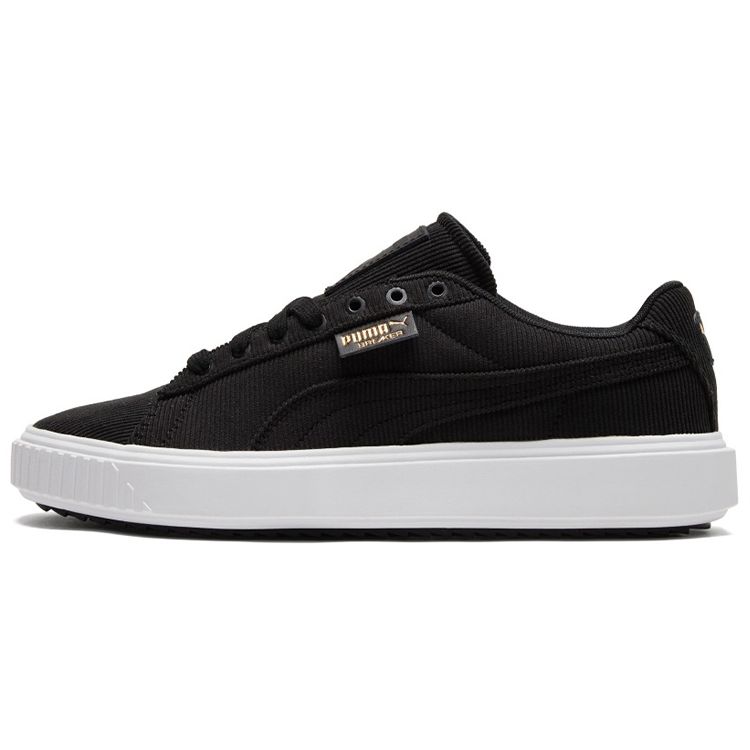 Puma Breaker Corduroy Casual Sneakers Unisex Sneakers Black White 382632-01