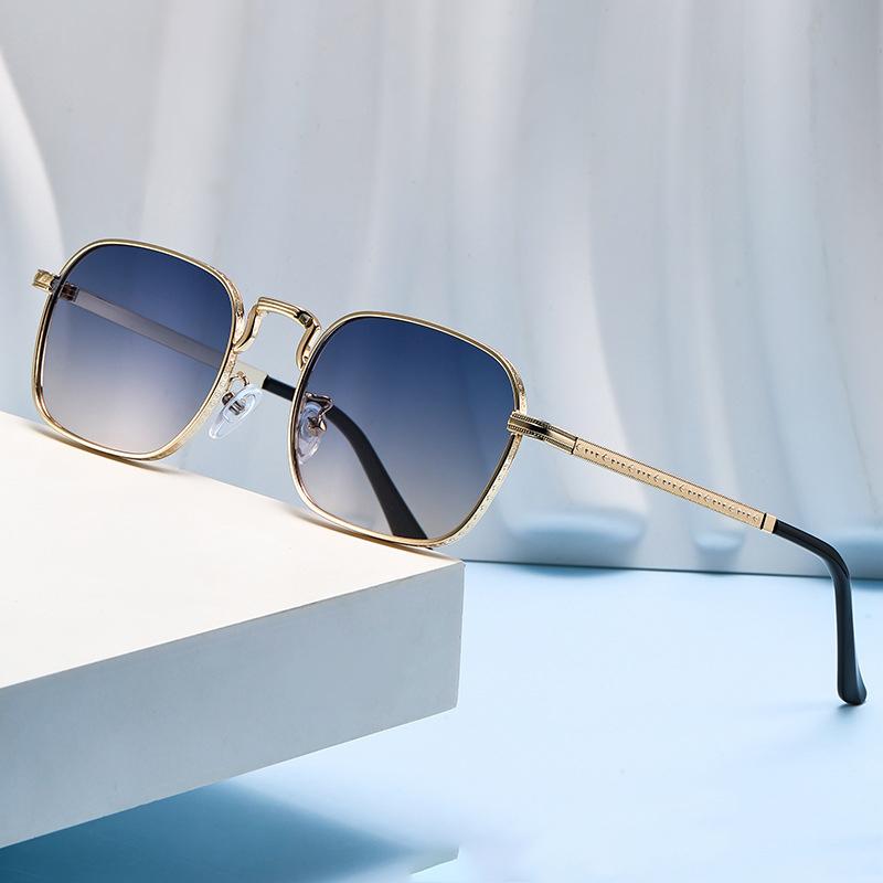 New Trendy Square Oval Sunglasses Black Tint UV Protection Unique Design Fashion Accessories For Men Women