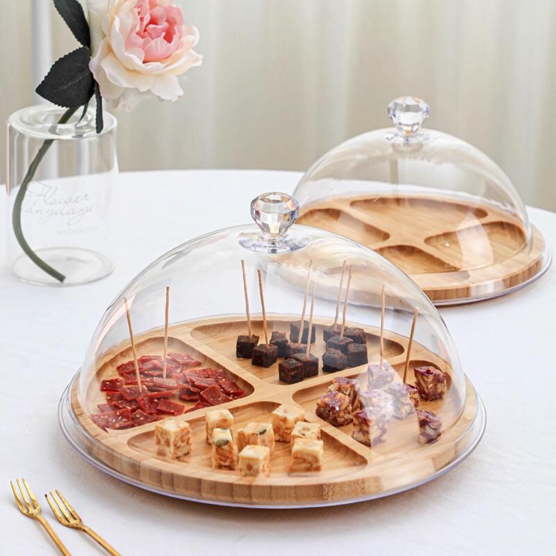 

Nordic Wood Tasting Platter with Lid