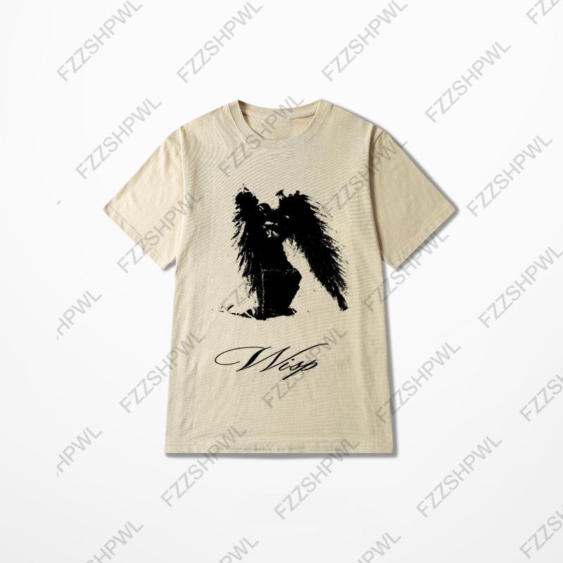 

Punk CozyFit Y2K Cotton Tshirt Hip Hop Oversized Harajuku Graphic Print Tee Rock Gothic Streetwear ONeck Short Sleeve Tshirt S