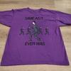 Retro Talking Heads Same as it Ever Was T Shirt  Purple Unisex T-Shirt