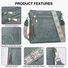 KITEVIUN Medium Crossbody Bags for Women, Butterfly Cut-out Sparkling Shoulder Handbag, Crossbody Purse with Tassel