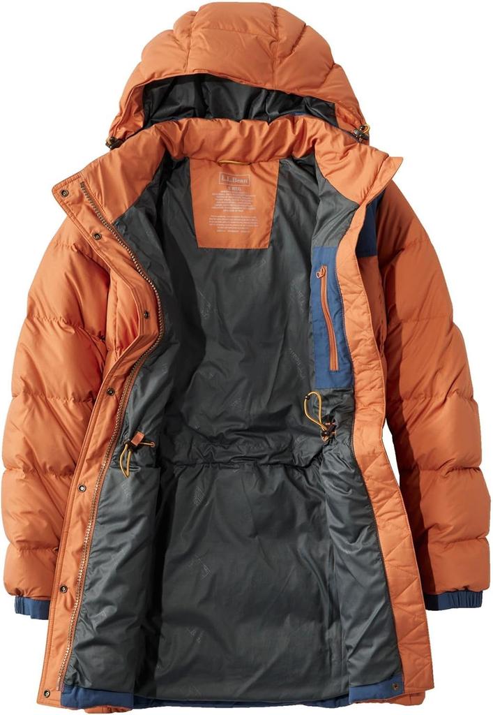 Mountain Classic Down Color Block US Fit Petite L Mariner Multicolor 1000201225 [LLBE] Women's Parka, Auburn/Bright SizeL