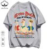 Classic Color Scheme T-Shirts For Unisex Retro Oversized Short Sleeves Fashion Couple Clothes Unisex Simple Basics Clothing