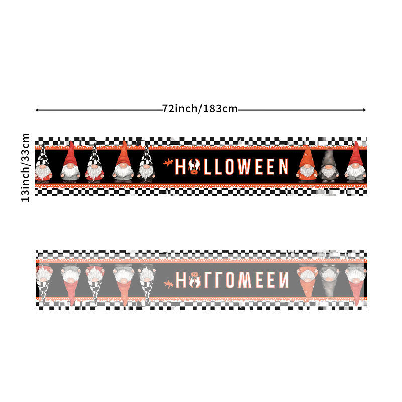 New Halloween Linen Tablecloth Holiday Table Decorations Tablecloth, Placemat, Coffee Table Cover