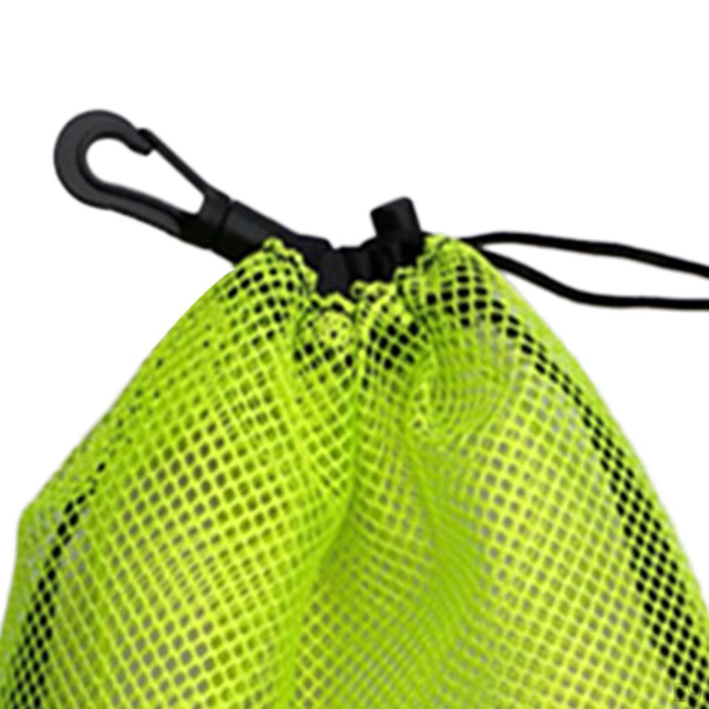 Ball Net Mesh Carrying Bag with Snap Hook for Tennis Balls, Golf Table Cm